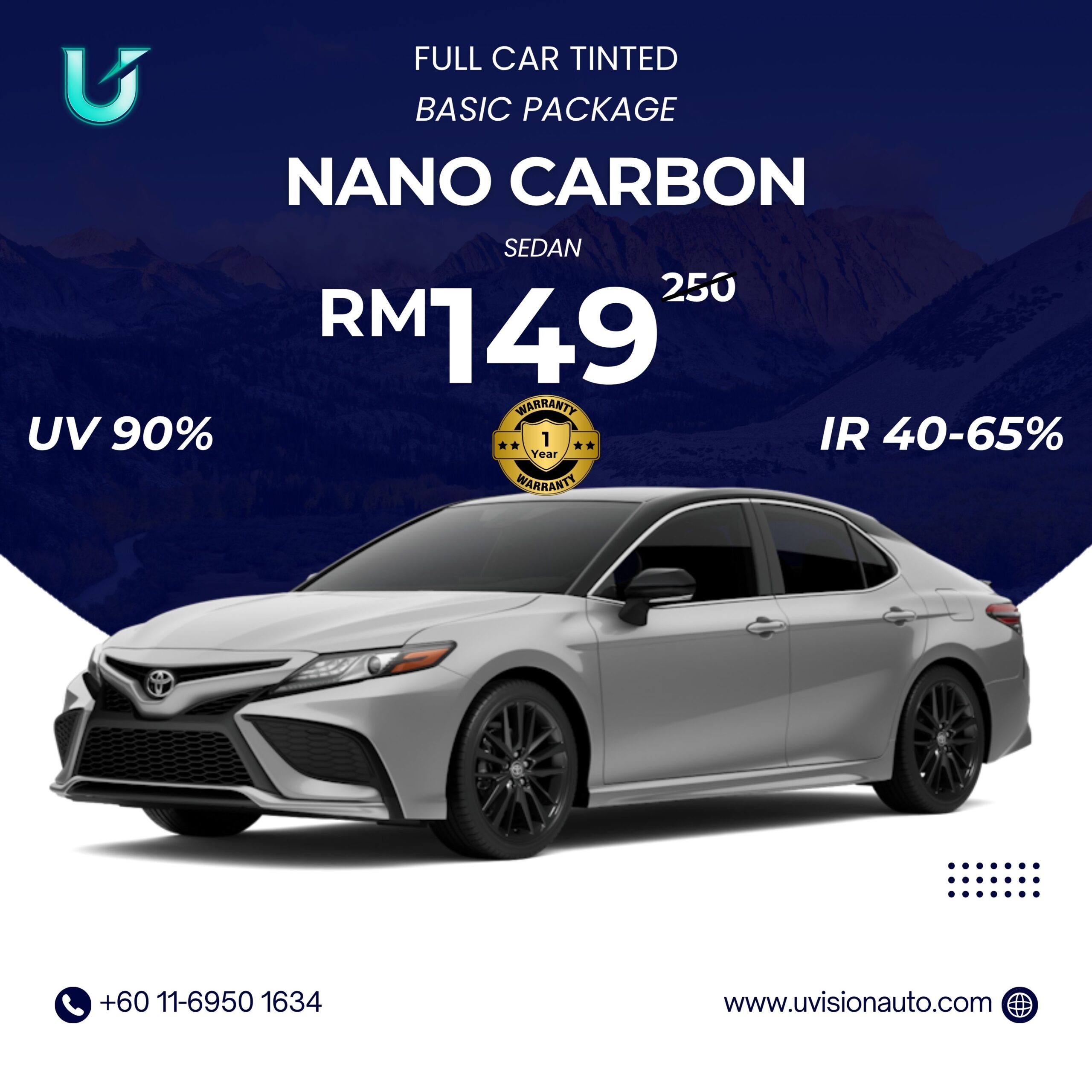 Full car tinted RM149 only