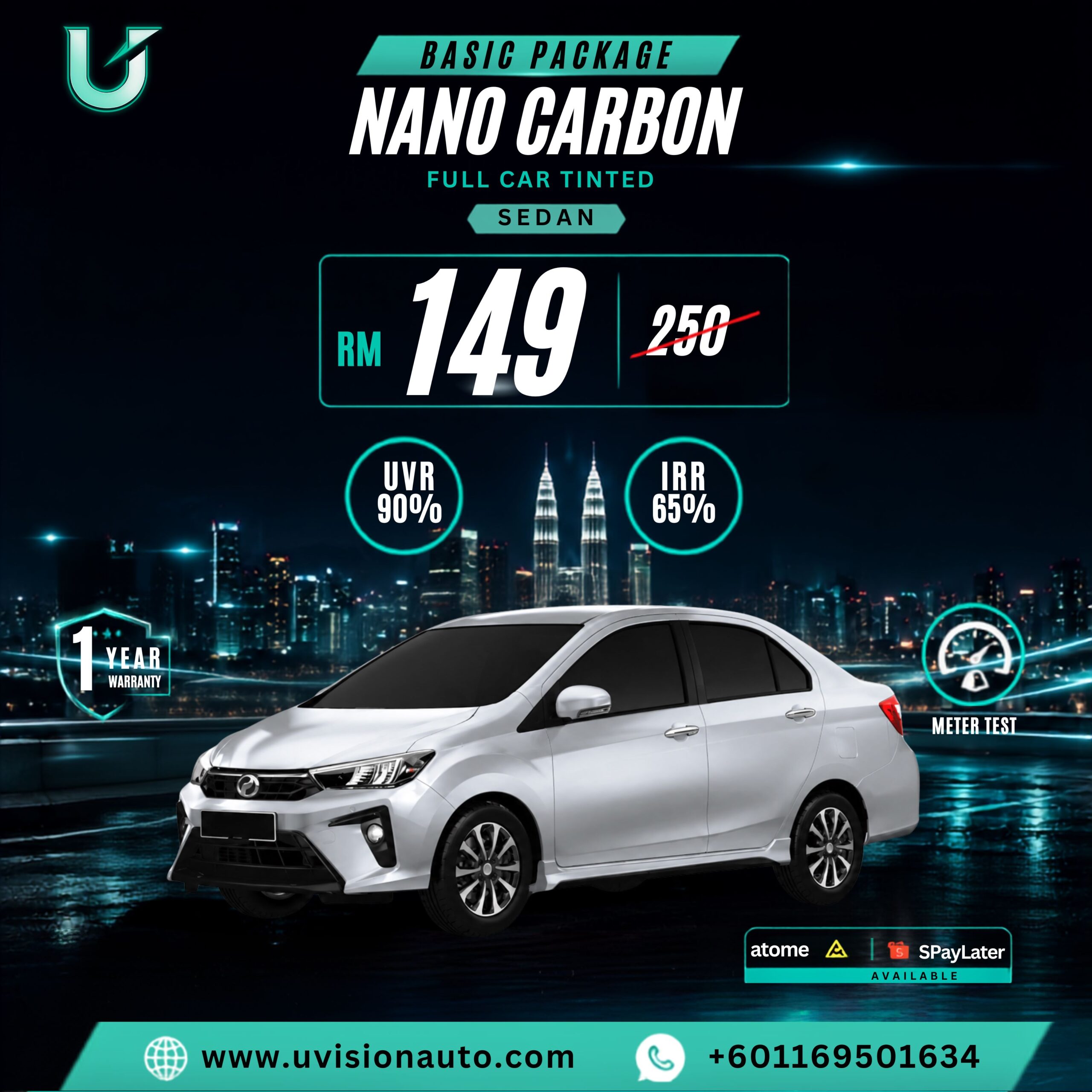 Full Car Tinted Only RM149